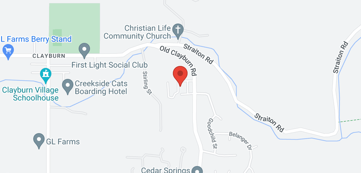 map of 23 4295 OLD CLAYBURN ROAD